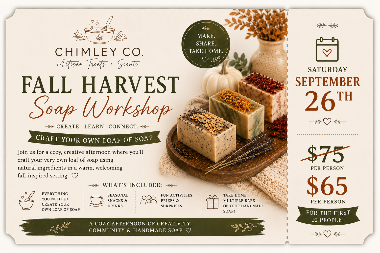 Chimley Fall Harvest Soap Workshop